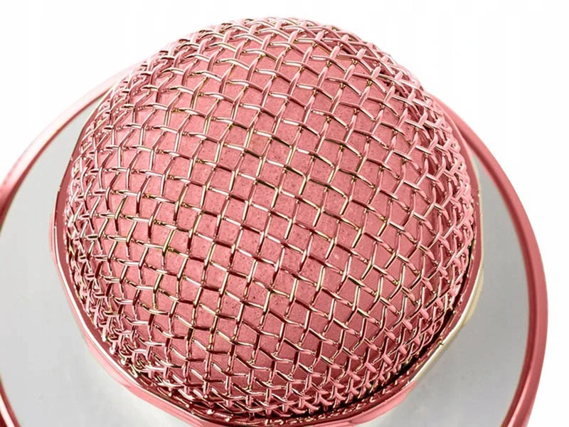 Karaoke mikrofón s puzdrom ružový