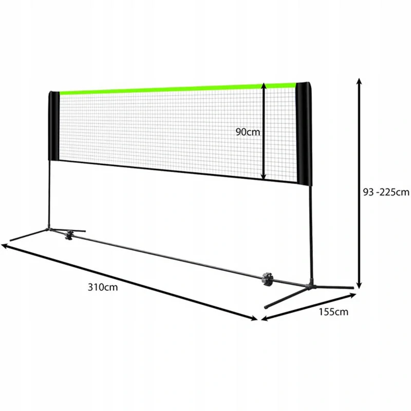 Prenosná sieťka na volejbal, tenis a bedminton