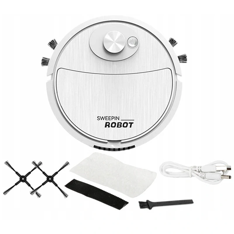 Robotický vysávač USB 8808 biely