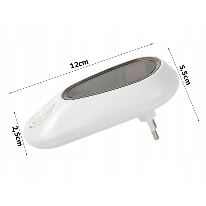 Ultrazvukový odpudzovač na myši, potkany, hmyz a komáre do zásuvky - 40 W