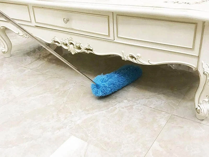 Teleskopický oprašovák modrý