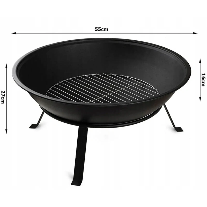 Záhradné ohnisko s roštom HP-04