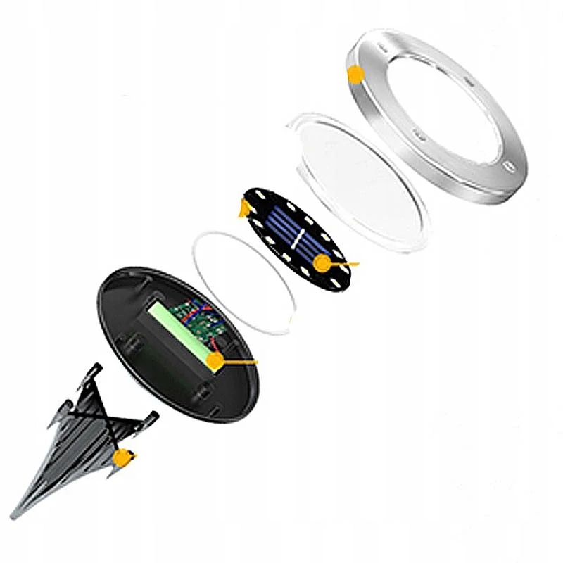 Záhradné solárne lampy 16LED 4ks