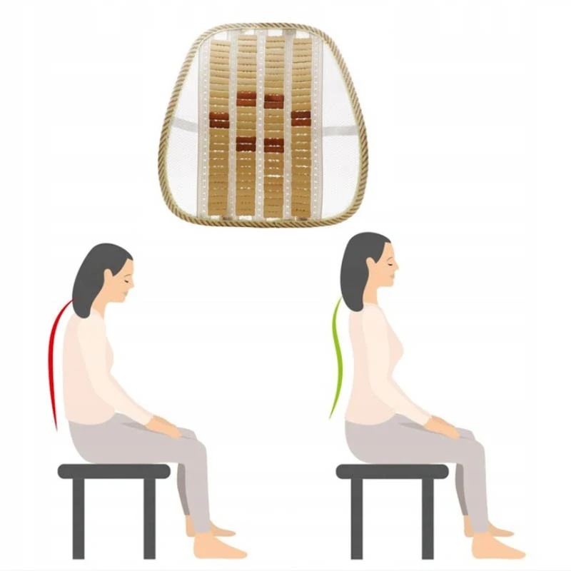 Ortopedická opierka na chrbát s bambusovou podložkou