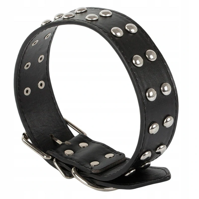 Obojok pre psa z ekokože nastaviteľný 39-50cm