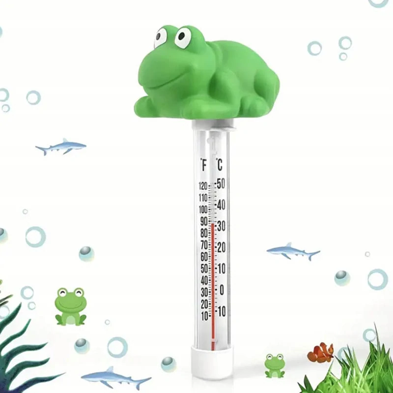 Plávajúci teplomer do bazéna Žaba