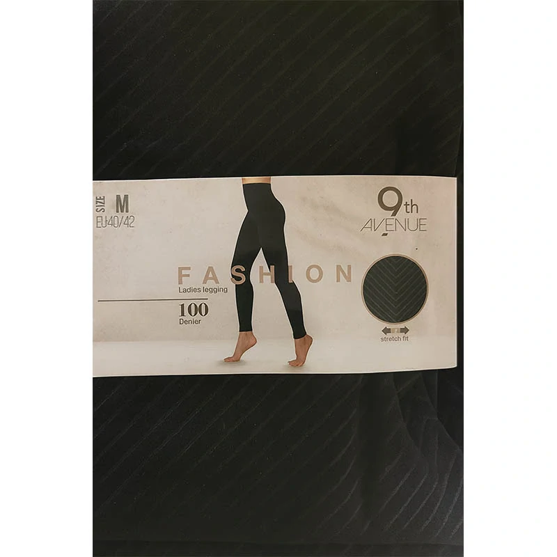 Dámske termo legíny s módnym vzorom, veľkosť M (40/42)