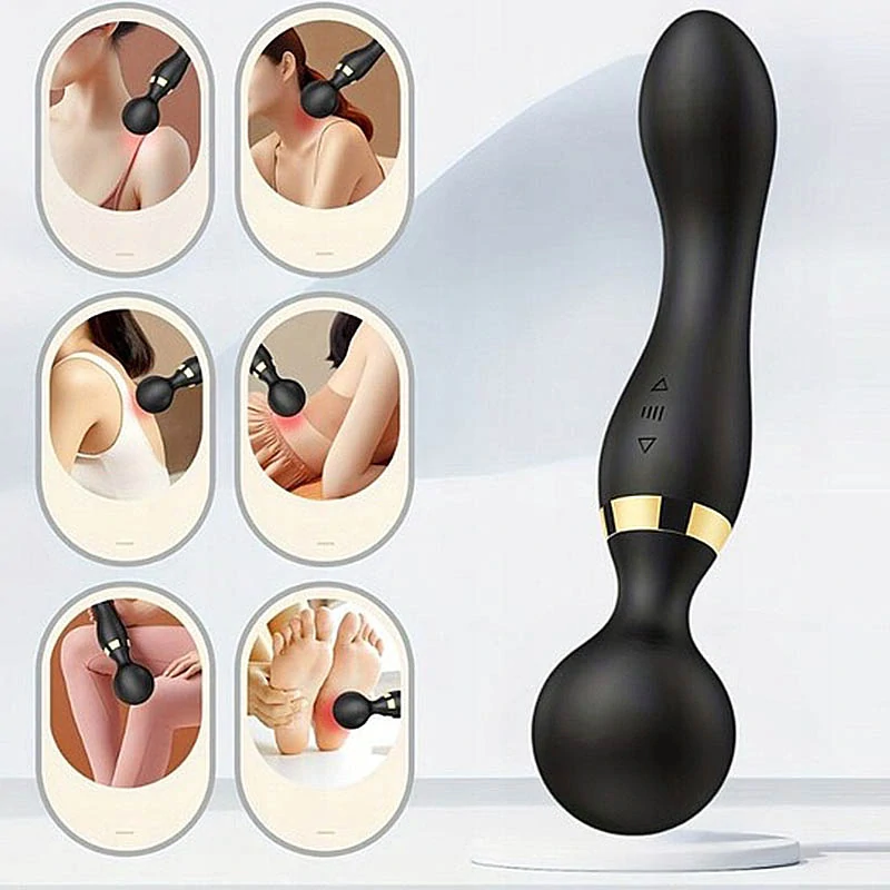 Masážna pomôcka na telo čierna