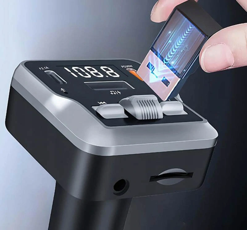Transmitter s 2x USB-C nabíjačkou