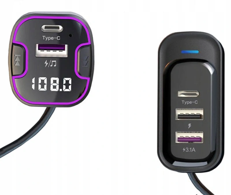 Transmitter s 3x USB-C nabíjačkou