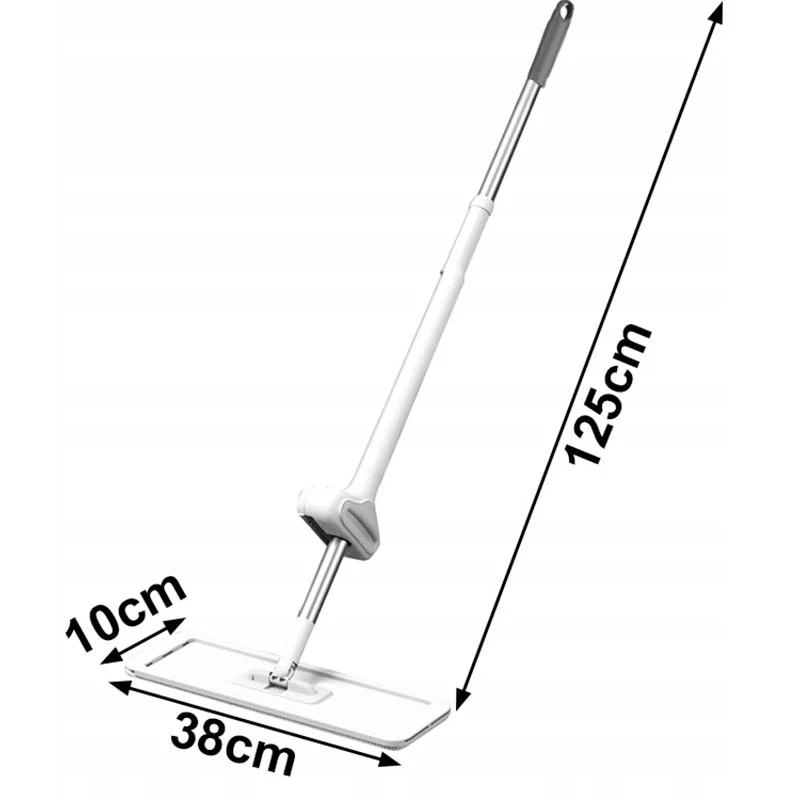 Plochý mop s ručným žmýkaním 125 cm