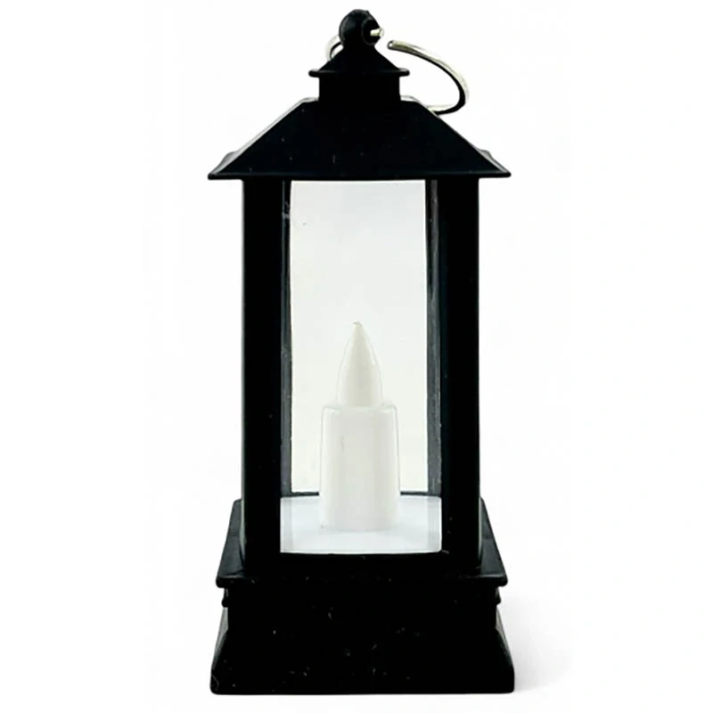 LED lampáš 9 cm - biely a čierny