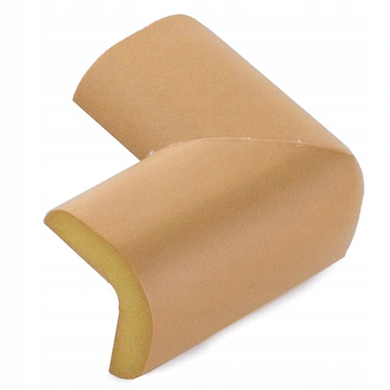 Penové rohové chrániče na nábytok hnedé, samolepiace 4ks