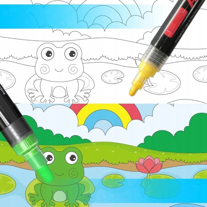 Akrylové fixky – sada 12 farieb