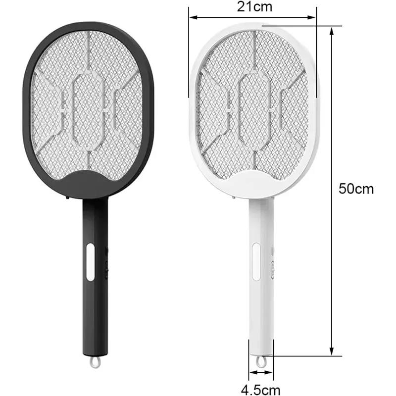 Elektronická plácačka na dotieravý hmyz čierna