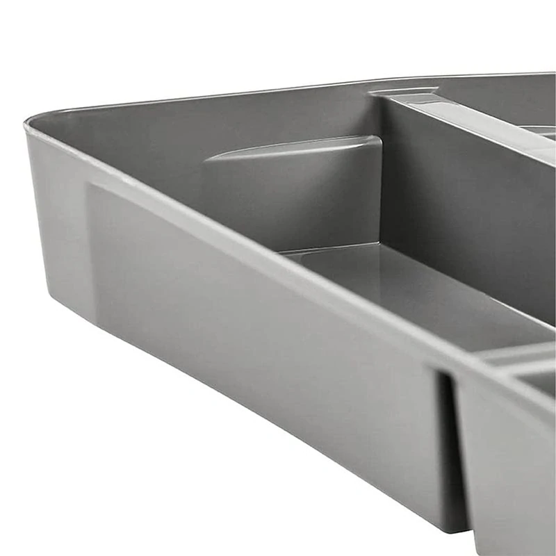 Organizér do zásuvky sivý 26 × 17 × 3,2 cm