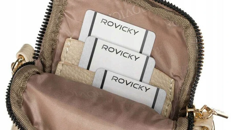 Dámska kabelka s peňaženkou z ekokože Rovicky HRH-4232 zlatá