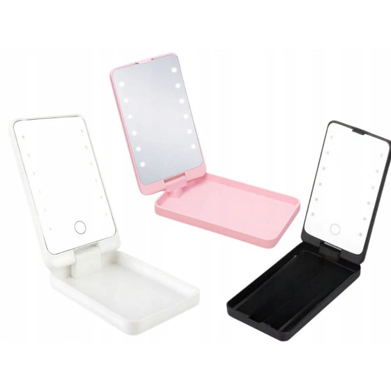 Kozmetické zrkadlo s LED podsvietením