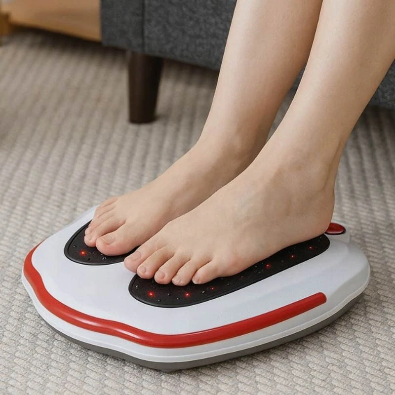 Elektrický masážny prístroj na nohy s vyhrievaním a vibráciami