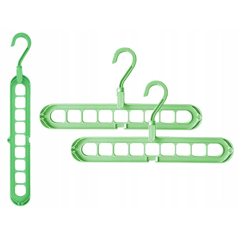 Organizačný vešiak do šatníka 2ks zelený