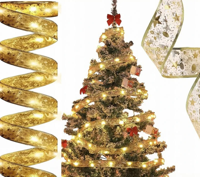 Vianočná LED stuha 10m (100LED)