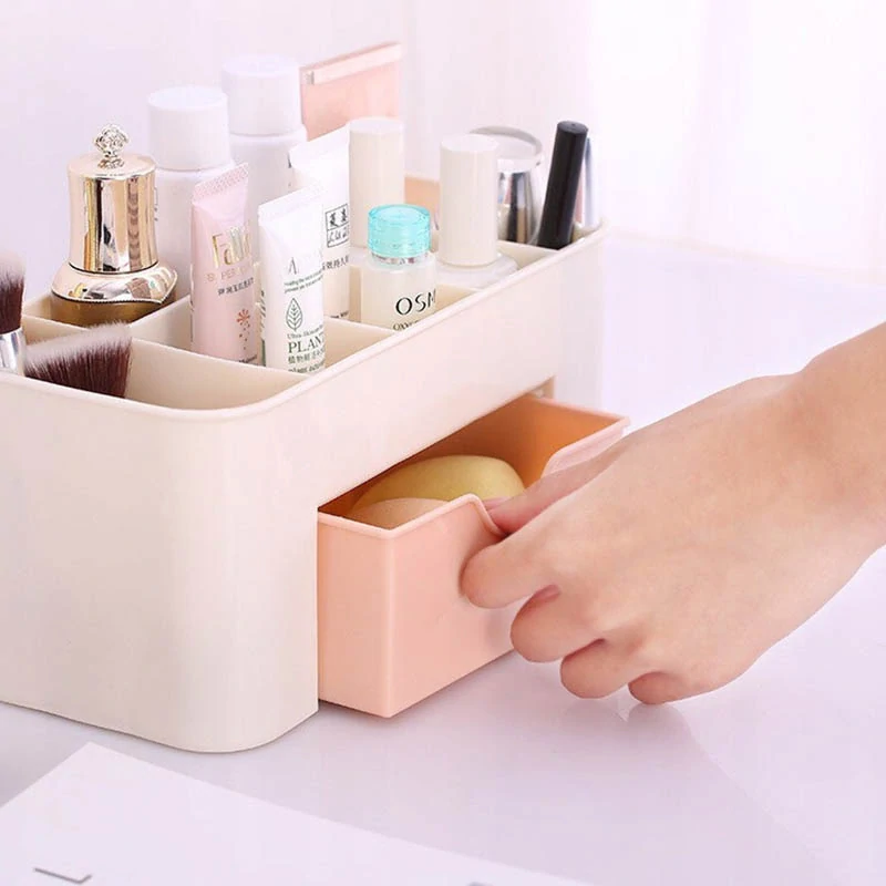 Organizér na kozmetiku a bižutériu 20cm ružový