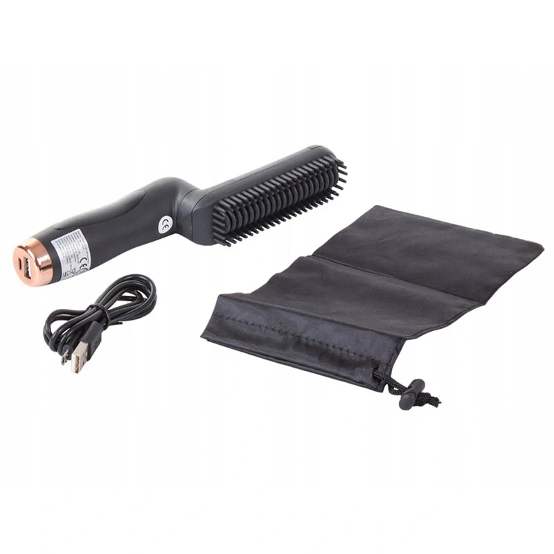 Vyrovnávacia kefa na vlasy a bradu s powerbankou