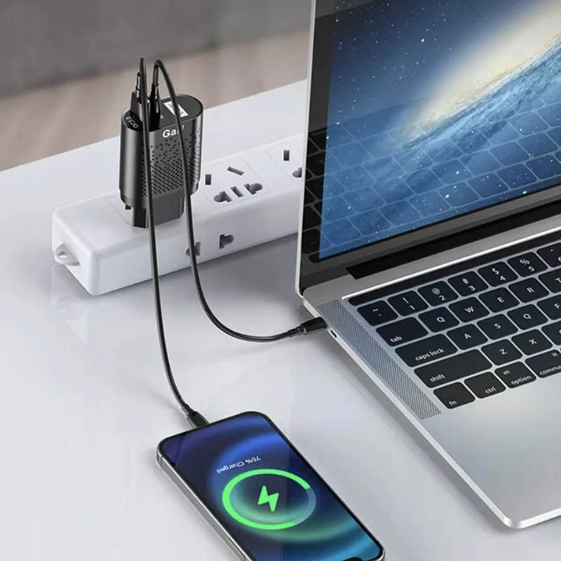 Sieťová USB nabíjačka GaN 65 W