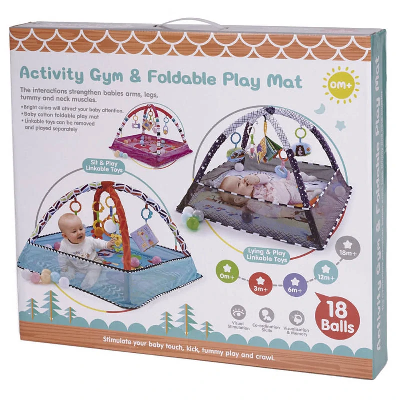 Edukačná podložka pre najmenšíich ružová