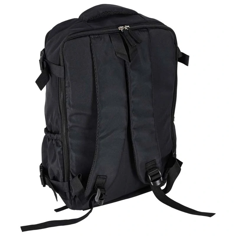 Príručný turistický batoh na cestovanie 45 × 30 cm čierny