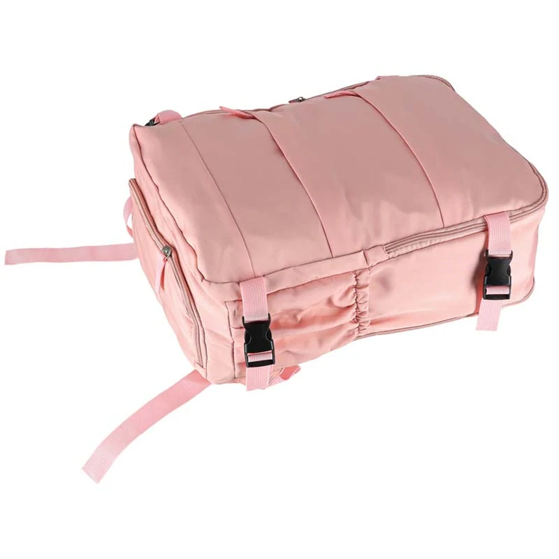 Príručný turistický batoh na cestovanie 45 × 30 cm ružový