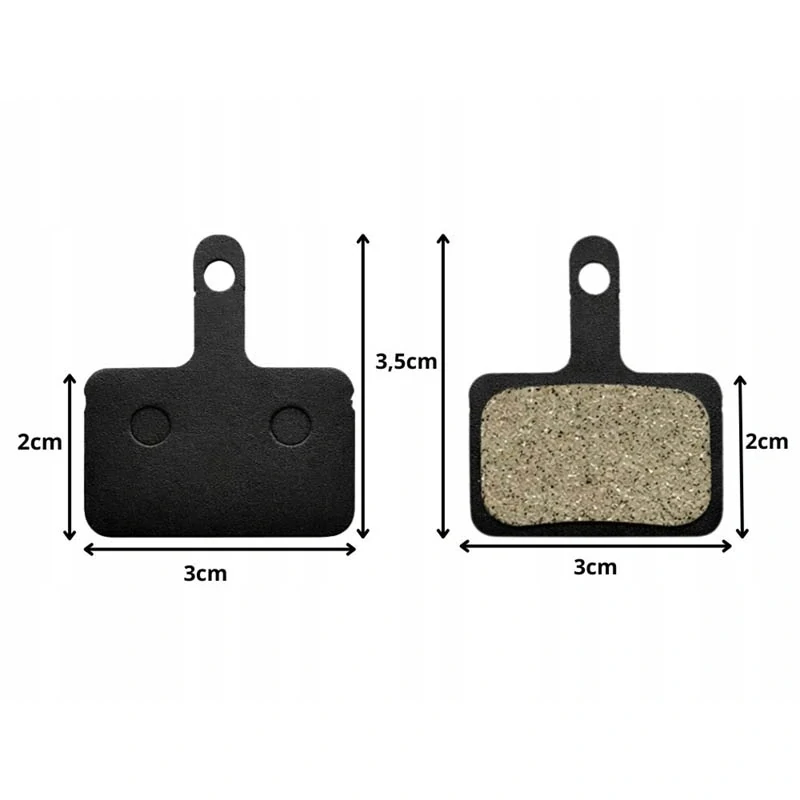 Brzdové doštičky na kotúčové brzdy bicykla