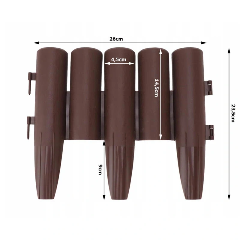 Záhradná palisáda 215 cm