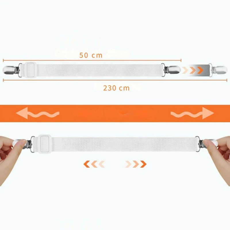 Elastické napínacie pásy na plachtu 30–105 cm 6ks