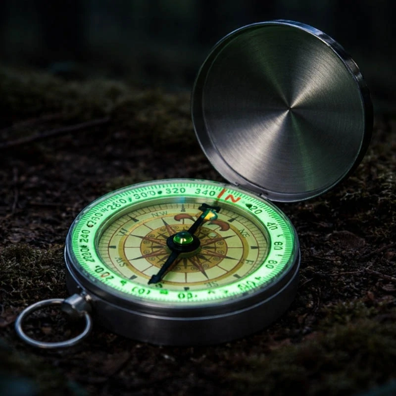 Turistický vreckový kompas