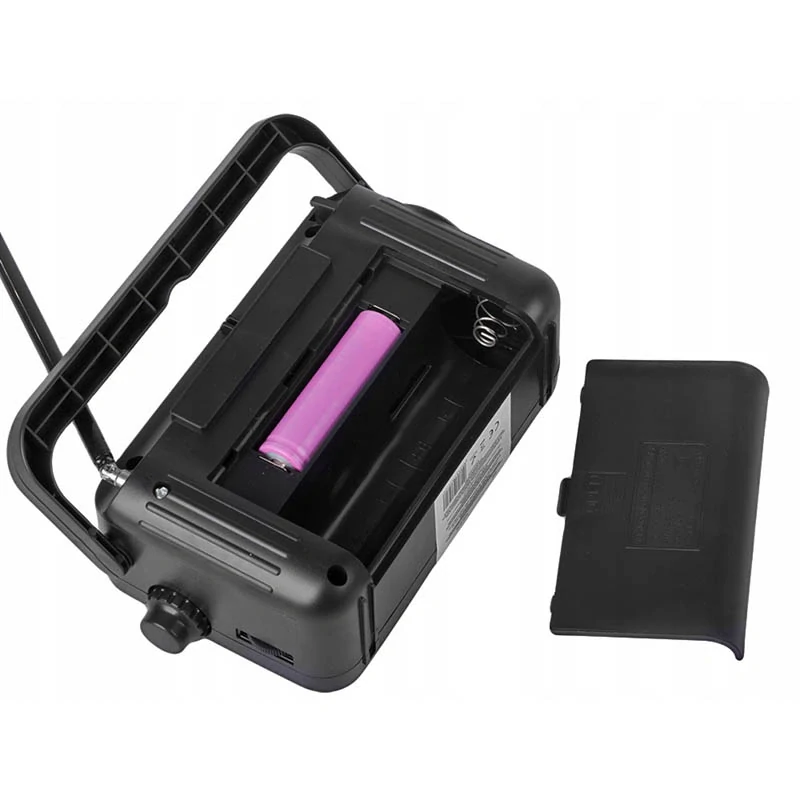 Prenosné rádio s baterkou RDD RD-306 čierne