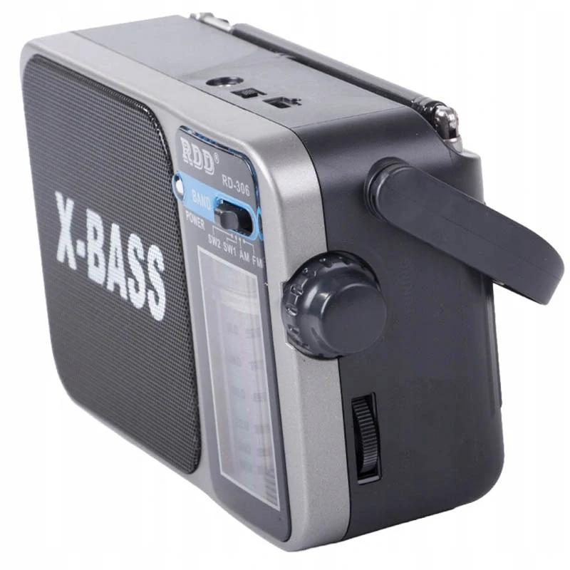 Prenosné rádio s baterkou RDD RD-306 sivé