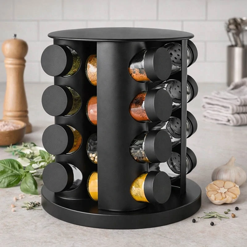Otočný organizér na korenie 12 ks