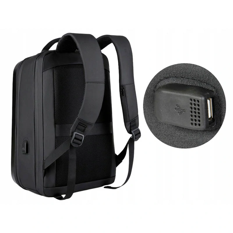 Batoh na notebook s ochranou proti krádeži 15 L čierny