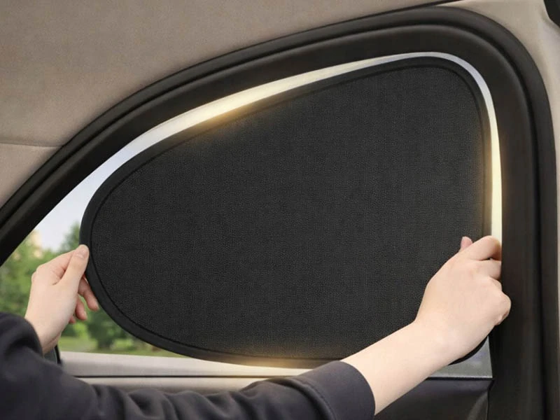 Slnečné clony na bočné okná auta 4 ks