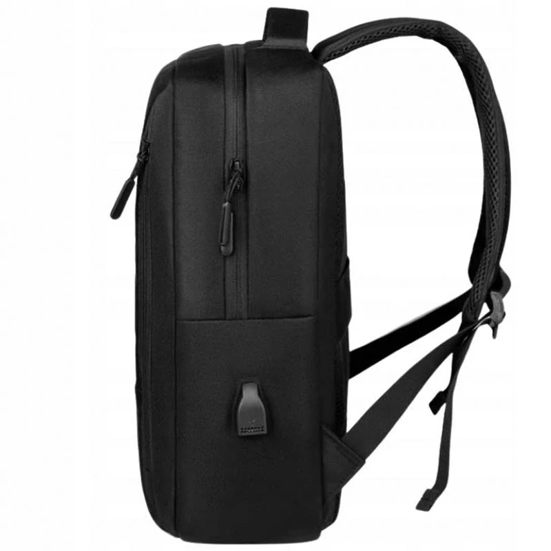 Biznis batoh na notebook USB čierny