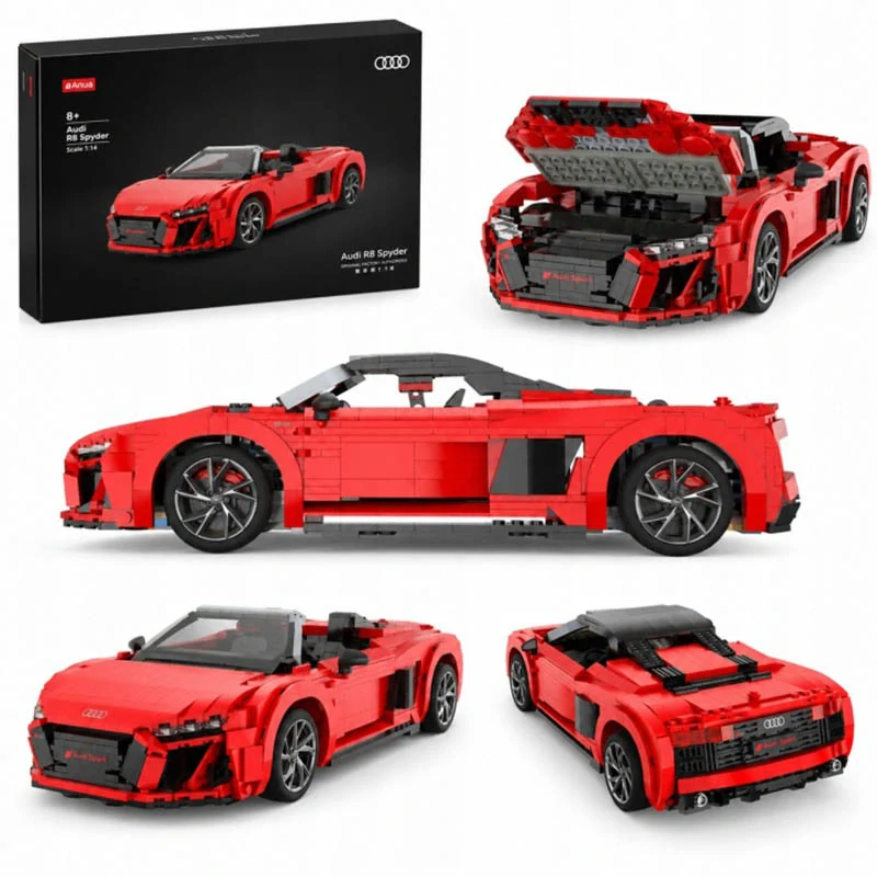 Stavebnica Audi R8 Spyder 1:14 – 1440 dielikov