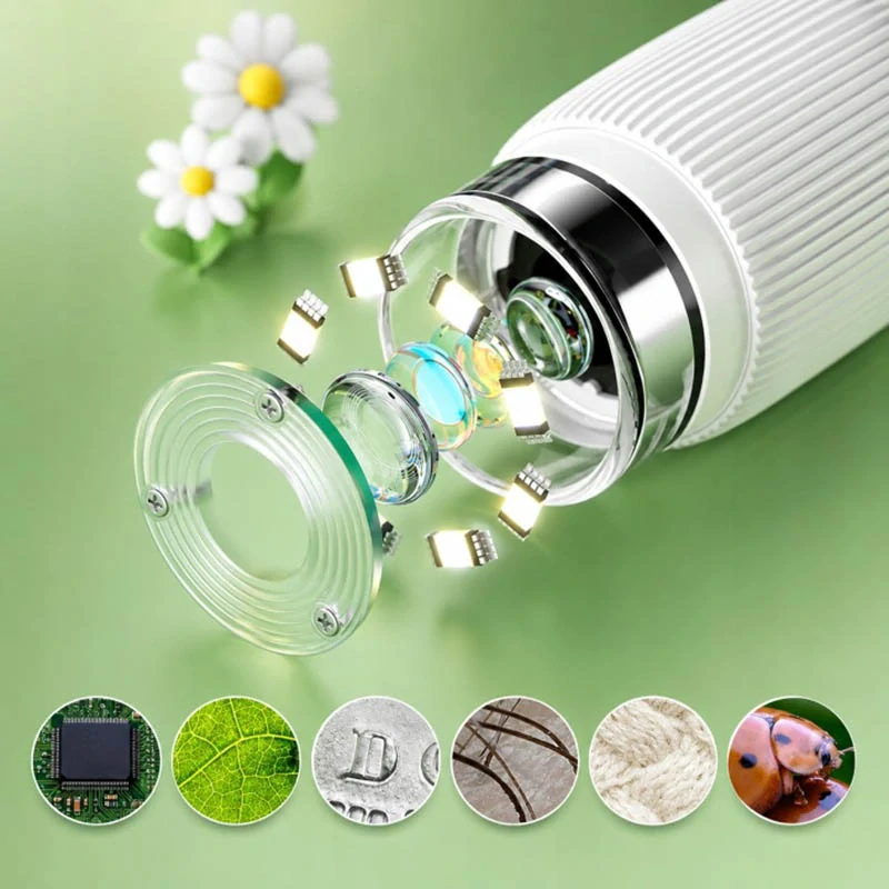 Mikroskop digitálny s LCD displejom 1000× a LED osvetlením