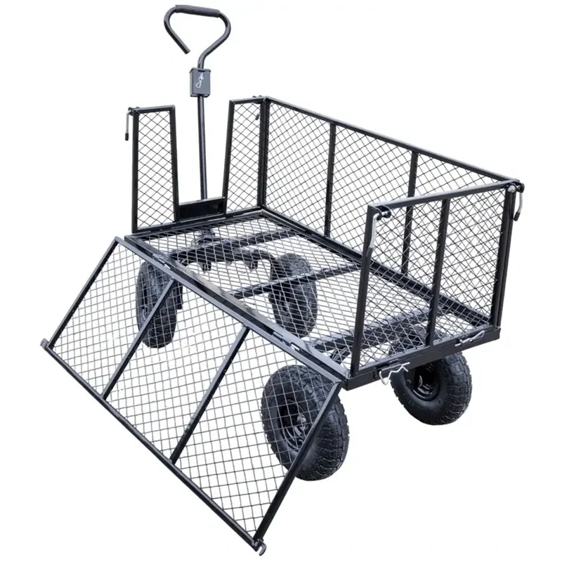 Záhradný vozík HÖGLER 250 l / 550 kg s plachtou čierny