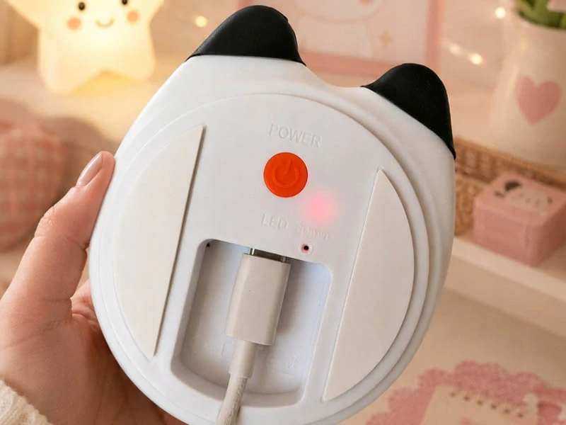 Nočné LED svetlo do deteskej izby Panda 10 cm