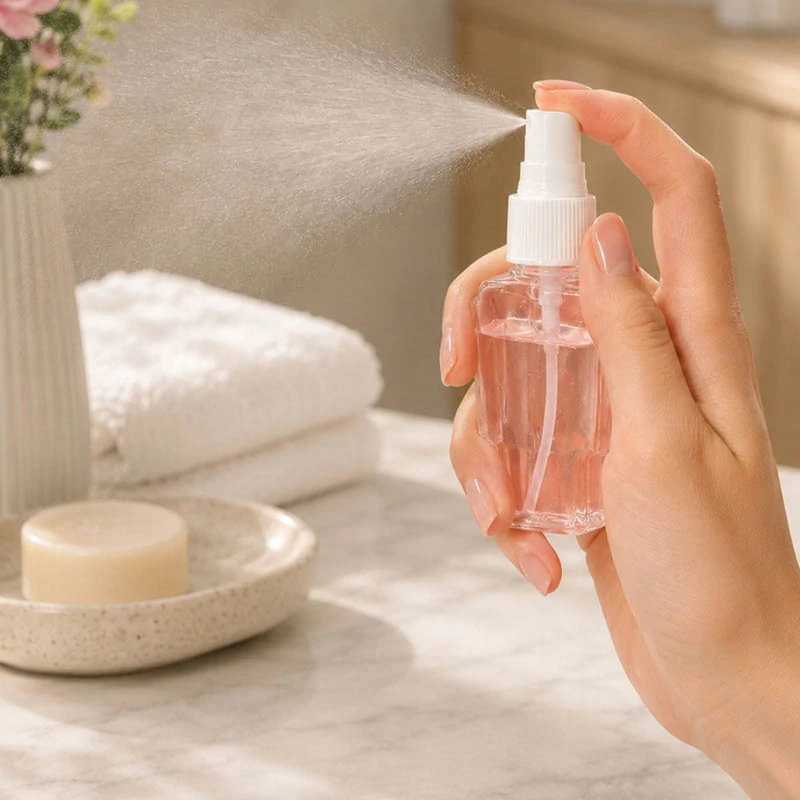 Cestovné fľaštičky na kozmetiku 4 x 50 ml zelené
