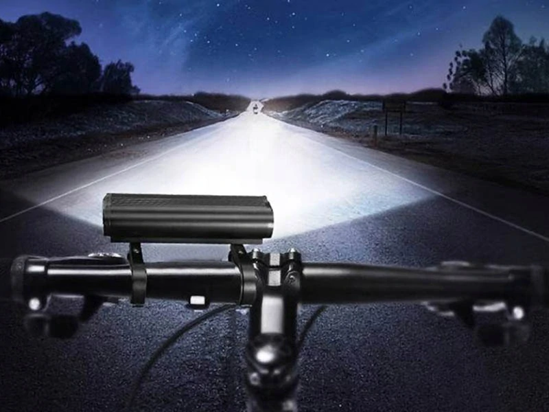 Predné a zadné LED svetlo na bicykel