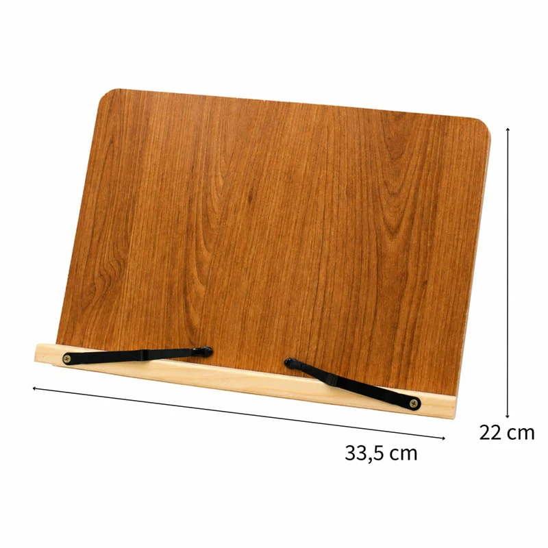 Bambusový stojan na knihu, tablet a dokumenty