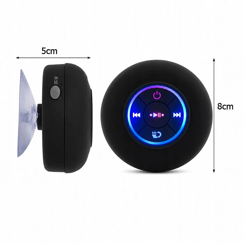Mini Bluetooth reproduktor s prísavkou IPX4