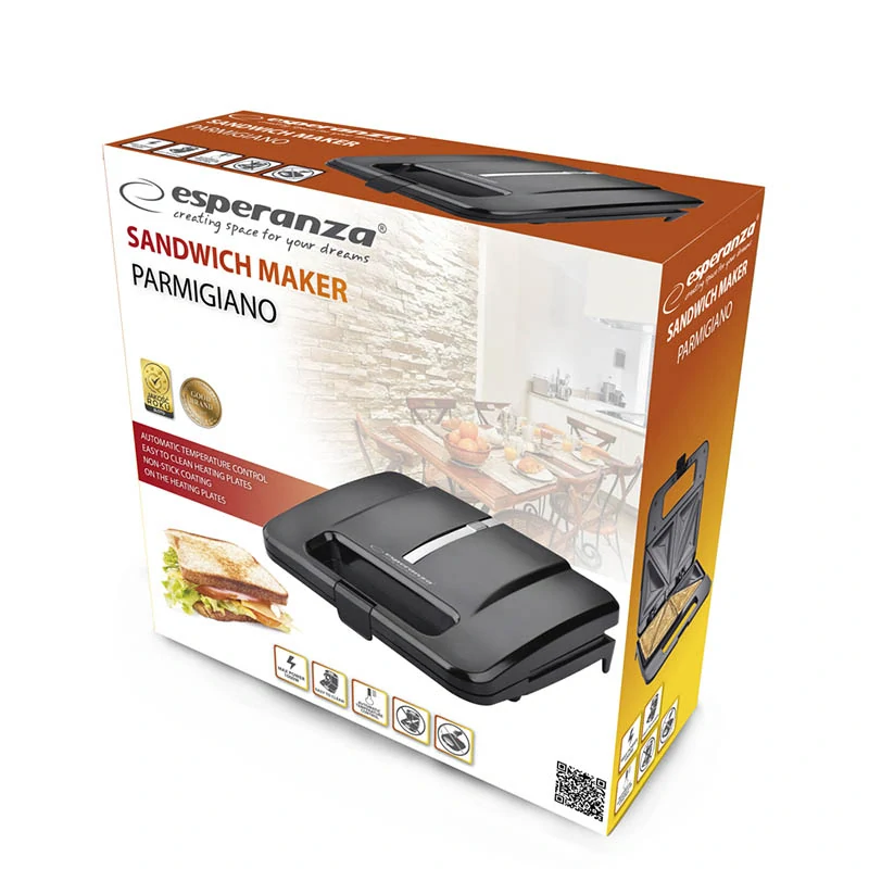 Sendvičovač Esperanza PARMIGIANO 1000 W
